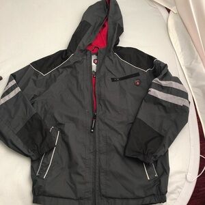 Protection System multicolor gray black red coat 10/12